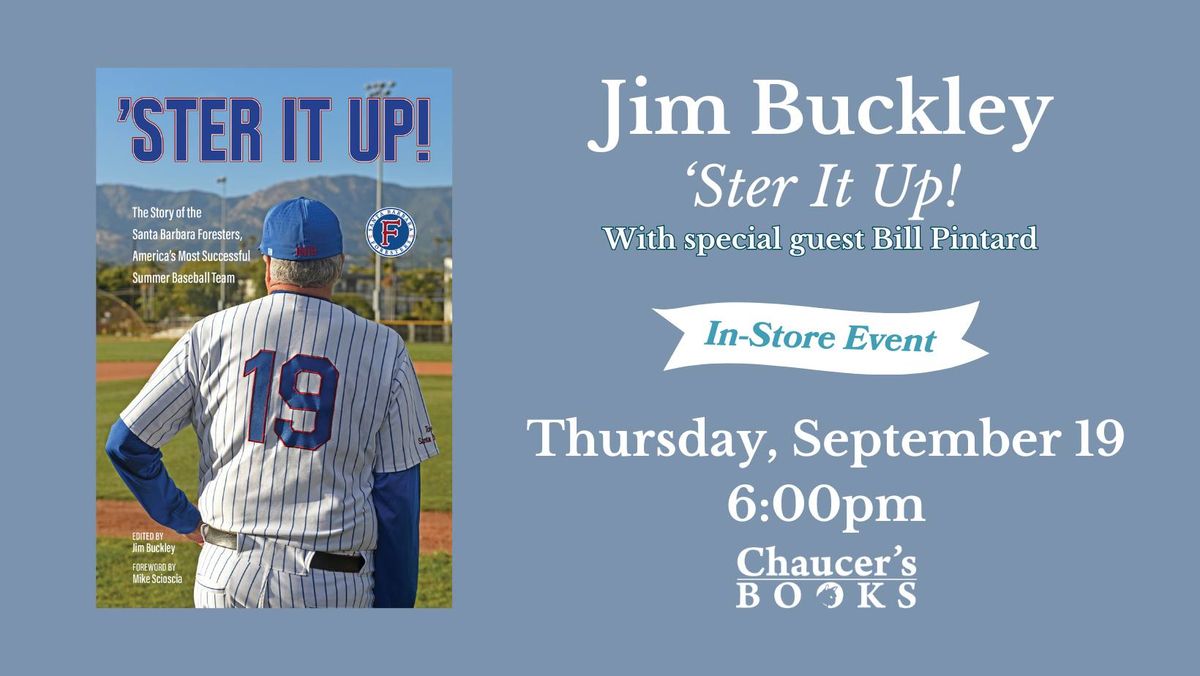 Jim Buckley Book Talk & Signing