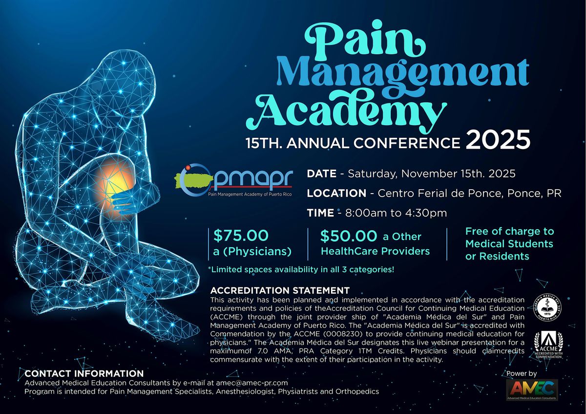 Pain Management Academy Annual Conference 2025