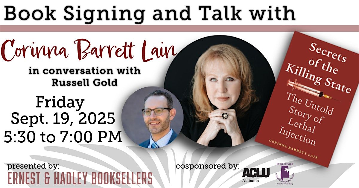 Book Signing and Talk with Corinna Barrett Lain