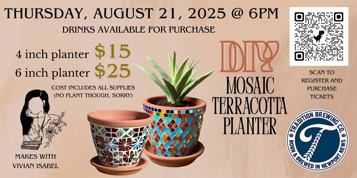 DIY Mosaic Terracotta Planter