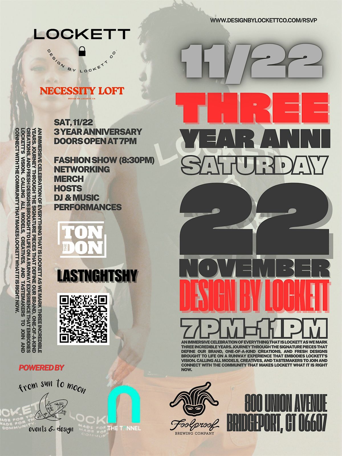 DESIGN BY LOCKETT\u2019S 3 YEAR ANNIVERSARY SHOWCASE
