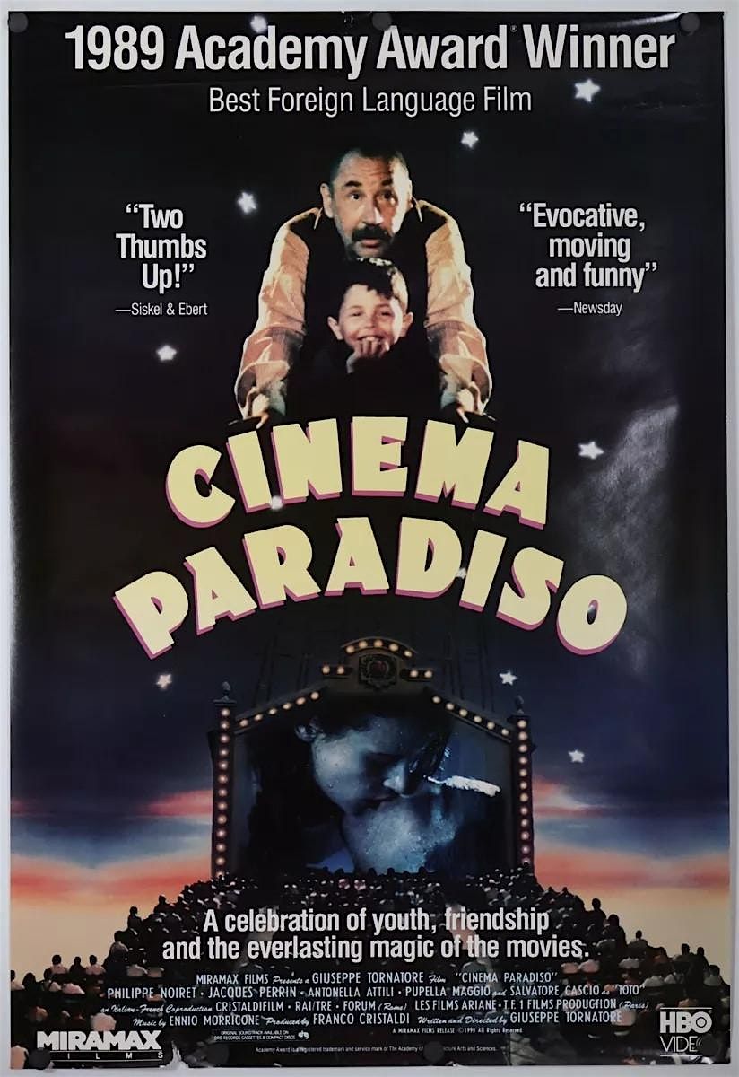 Cinema Paradiso - Academy Award Winning Film at the Select Theater