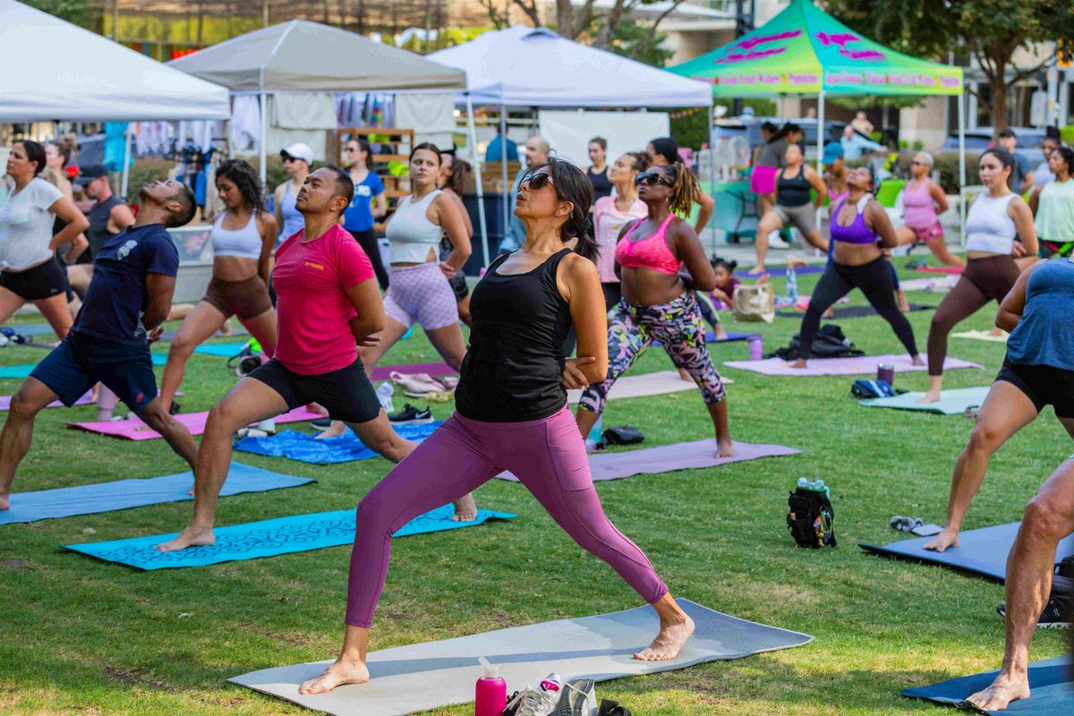 Yoga powered by Yena at Klyde Warren Park