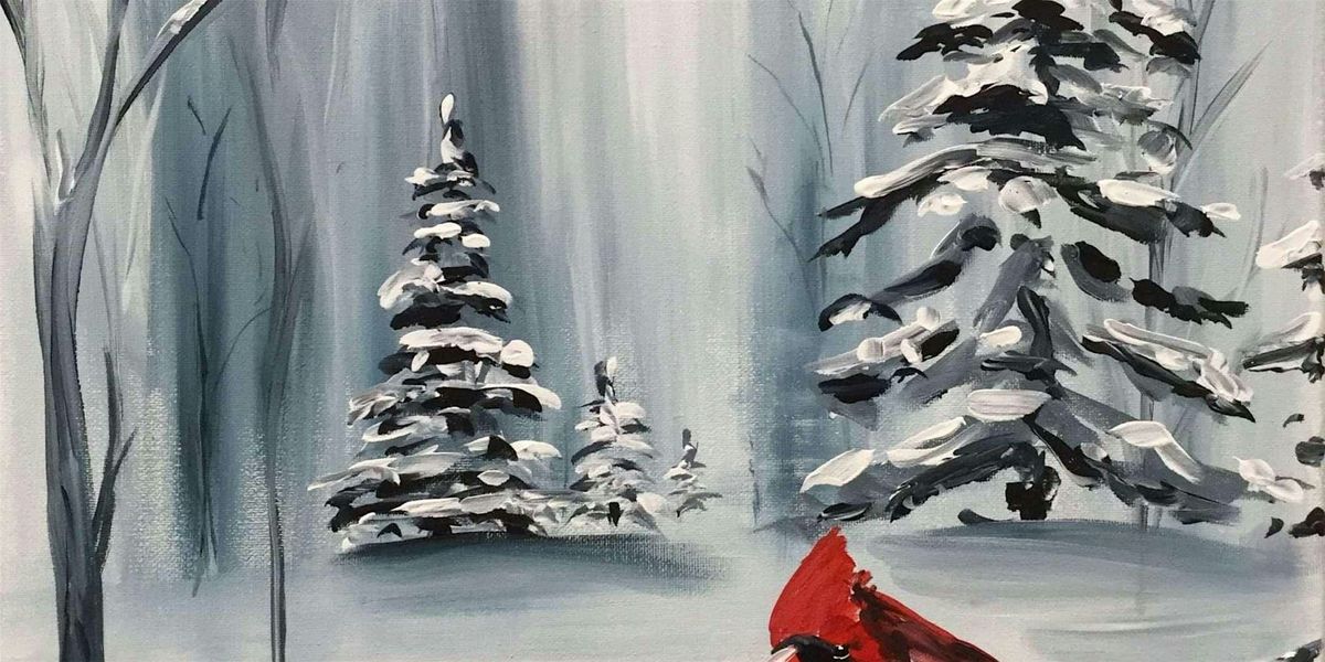 Wearing Red For Winter - Paint and Sip by Classpop!\u2122