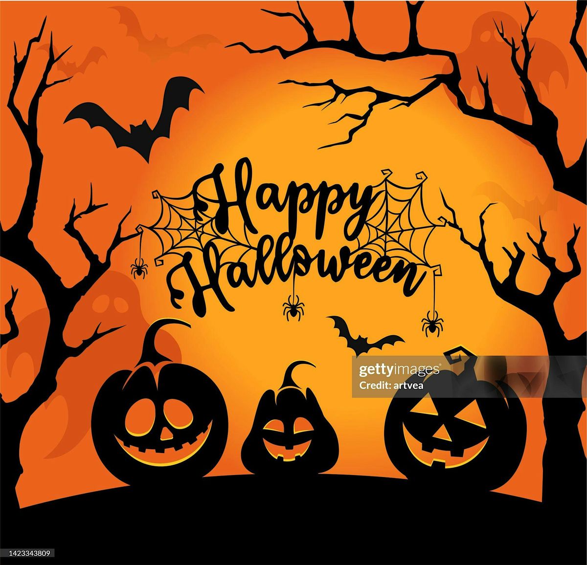 Halloween Trick or Treat  INSIDE MXP Shop (PAINT ON CANVAS KIDS WORKSHOP)