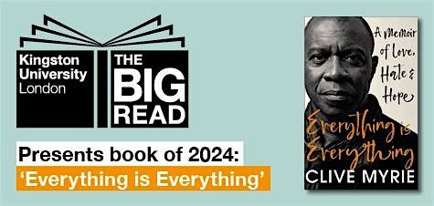 Kingston University 2024 Big Read Author Event - with Clive Myrie