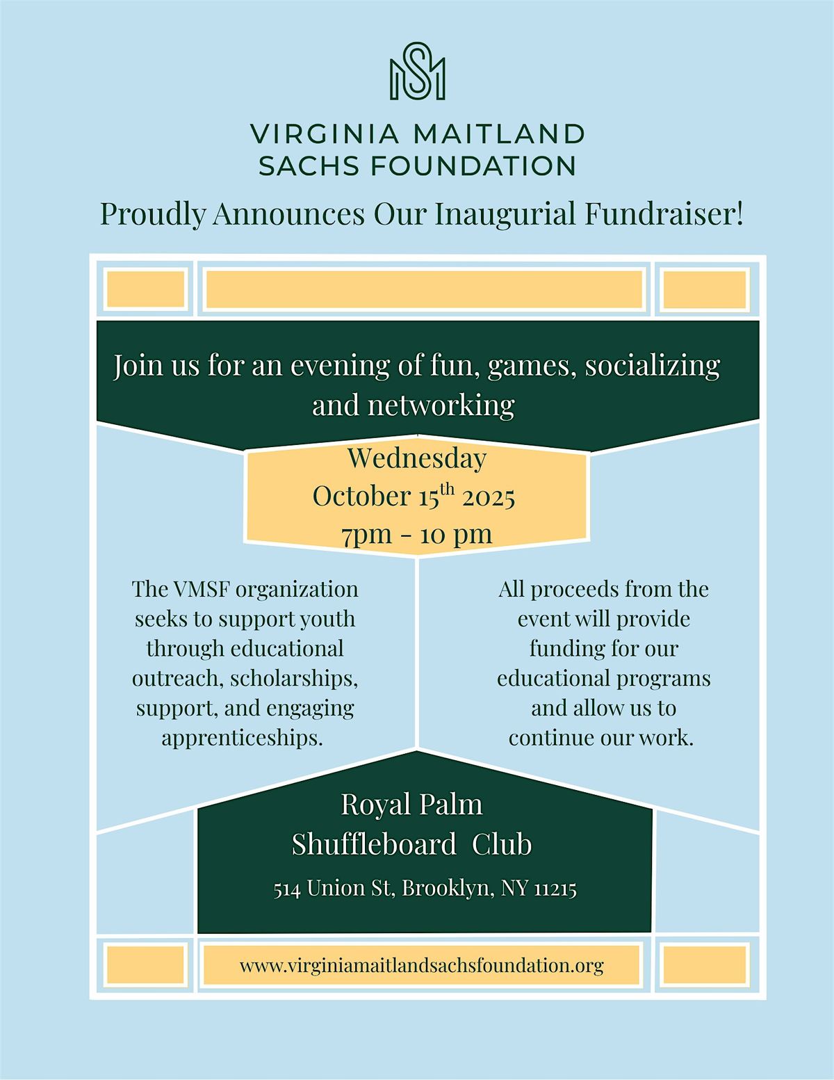 VMS Shuffleboard Fundraiser
