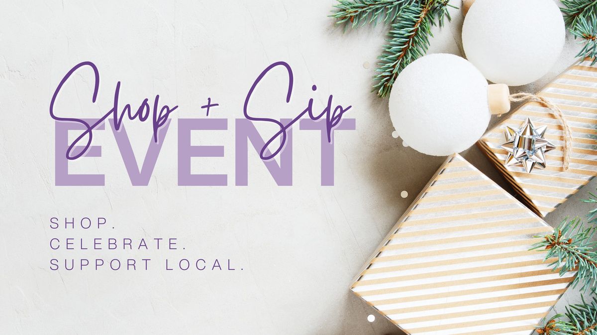 Shop and Sip Event