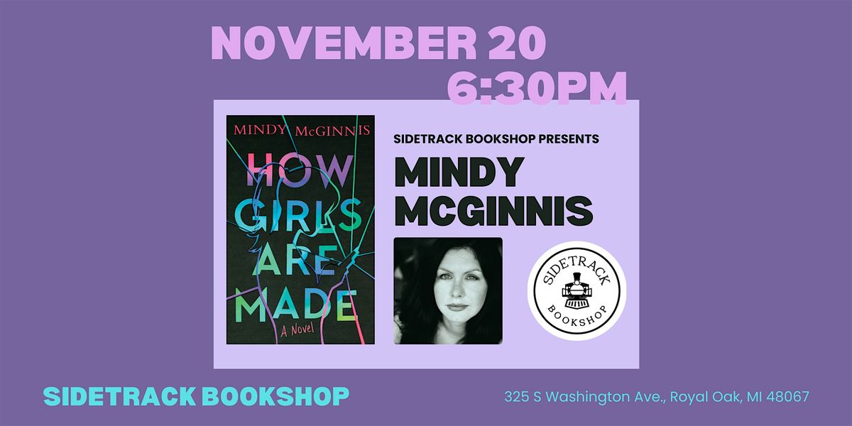 Sidetrack Bookshop presents Mindy McGinnis