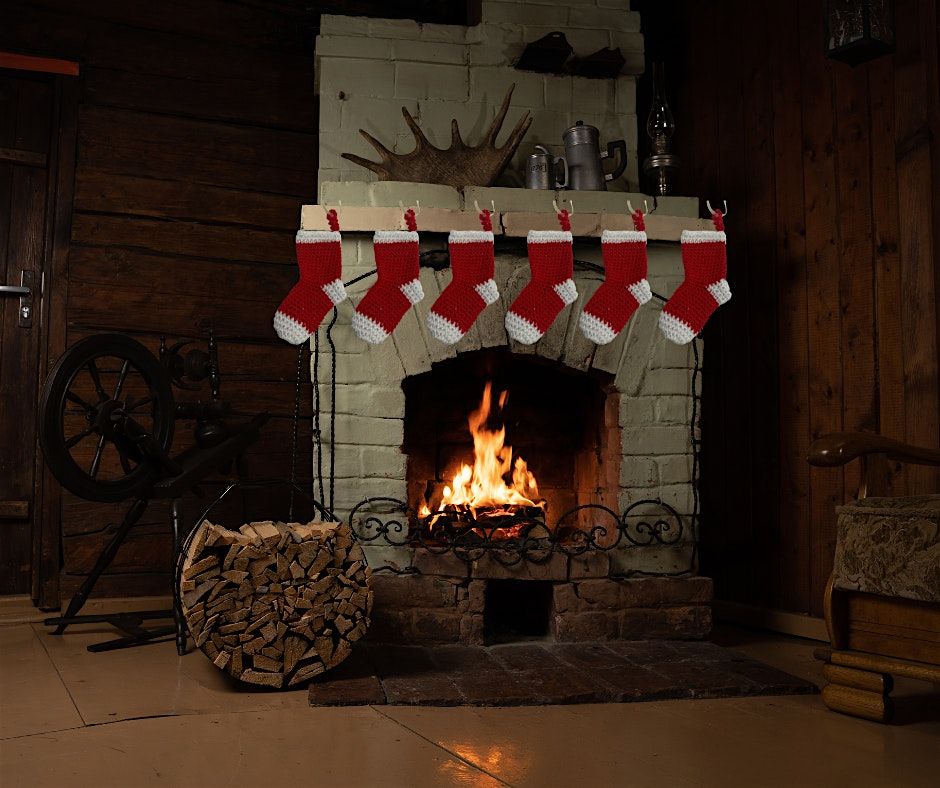 Mini crochet Christmas stocking