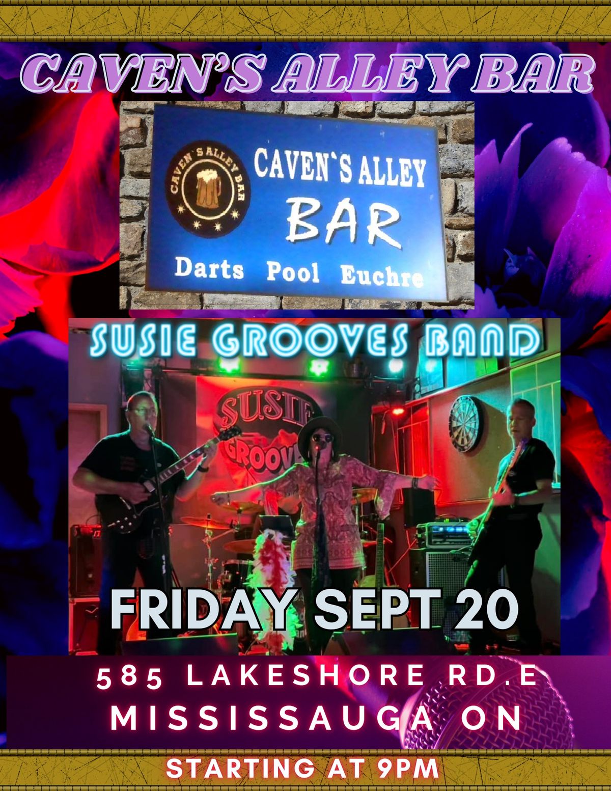 CAVEN'S ALLEY BAR  presents THE SUSIE GROOVES BAND