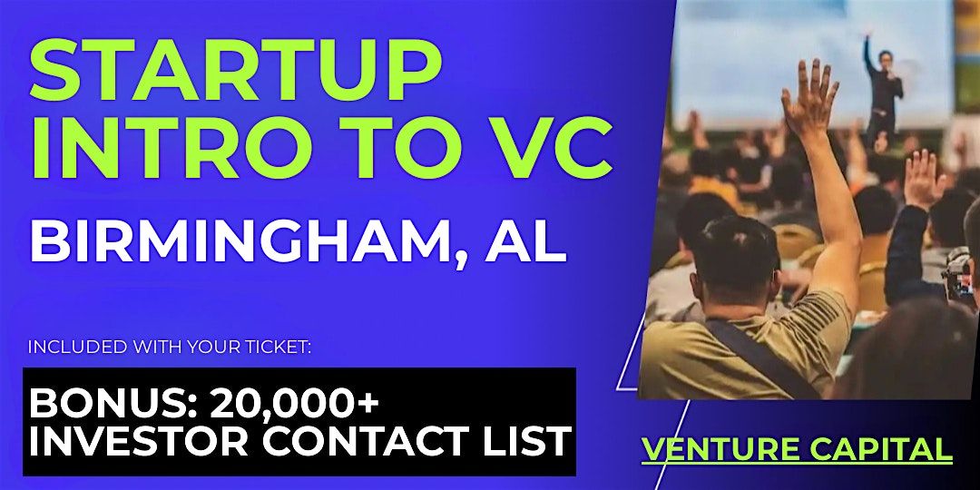 Startup Intro to VC: Guide for Birmingham Founders