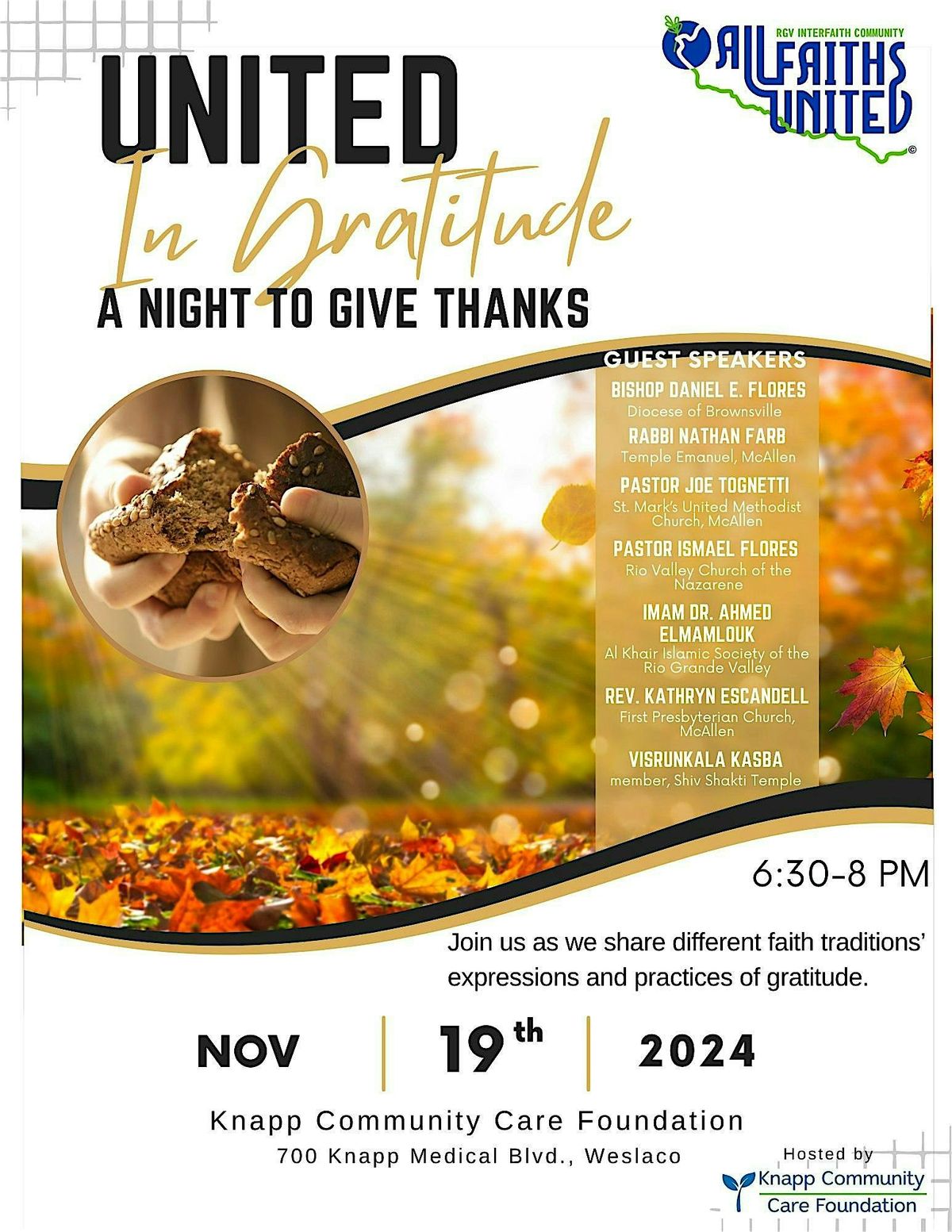 United in Gratitude, A Night to Give Thanks