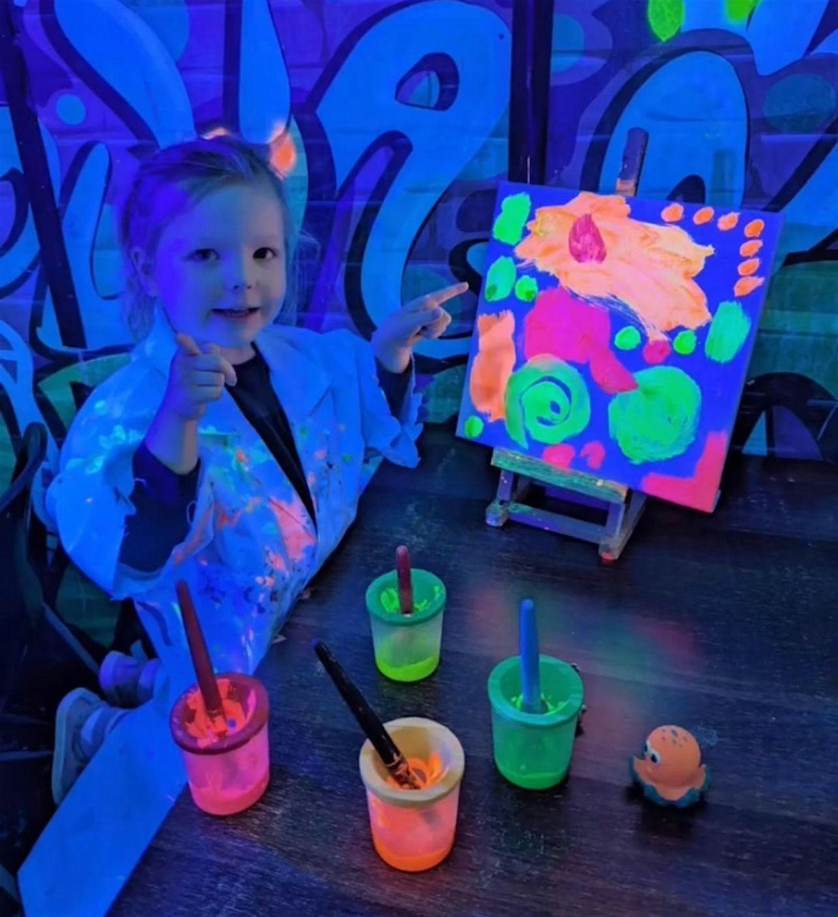 Toddler UV Painting