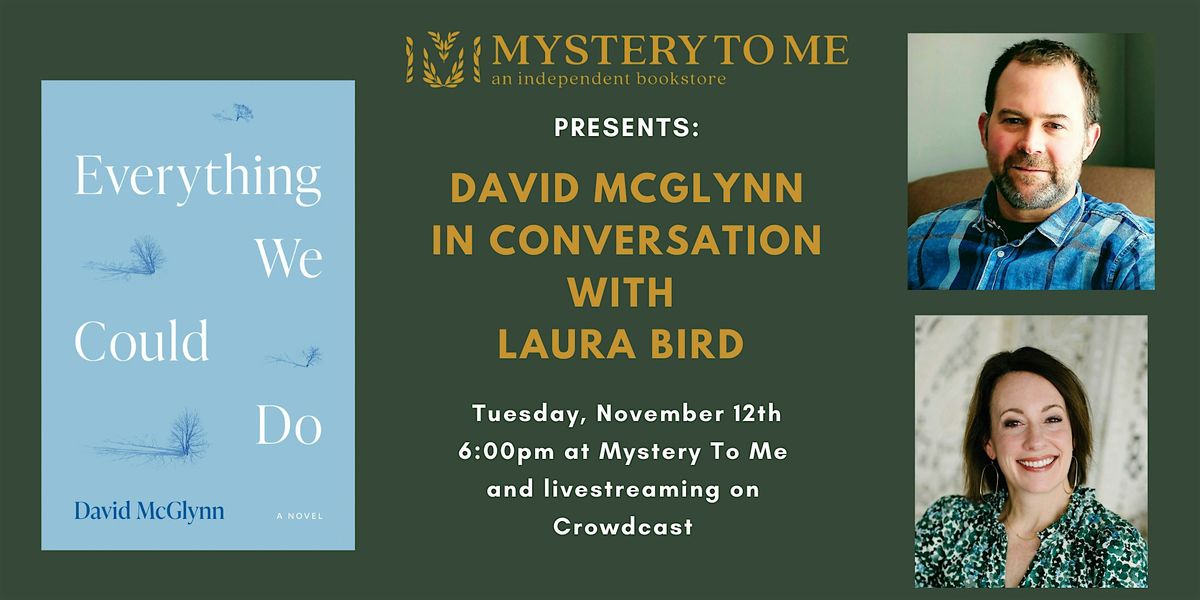 Live@MTM: David McGlynn in Conversation with Laura Bird