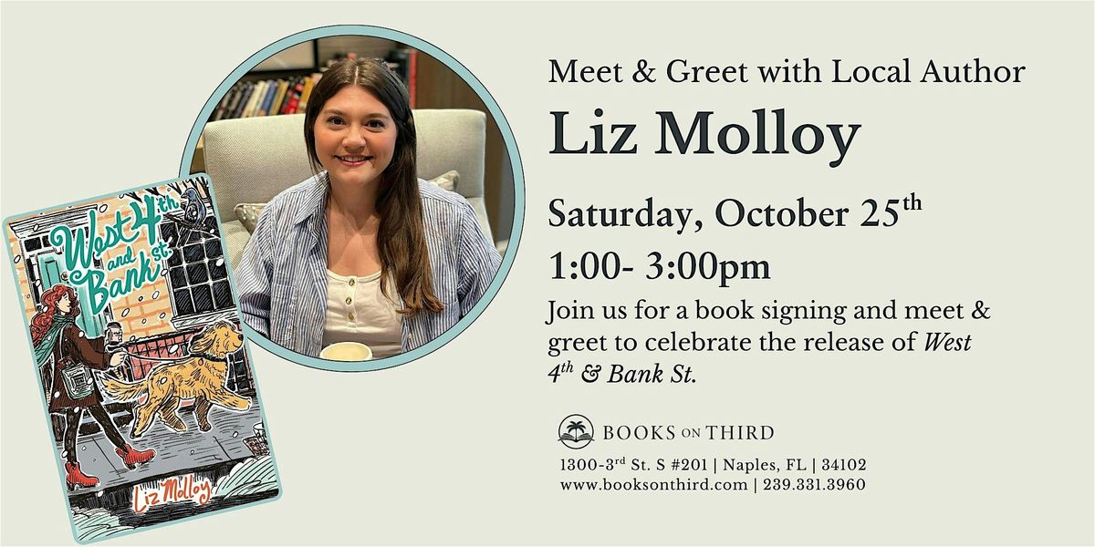 Meet & Greet with Liz Molloy- Local Author Spotlight
