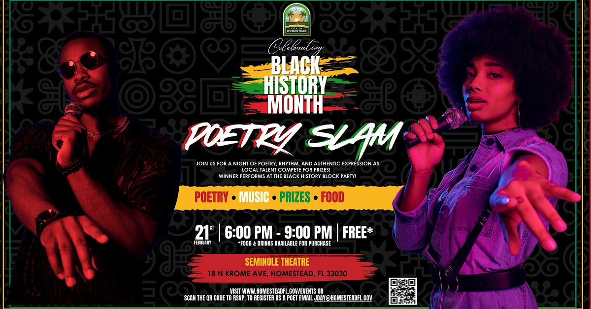 Black History Month Poetry Slam