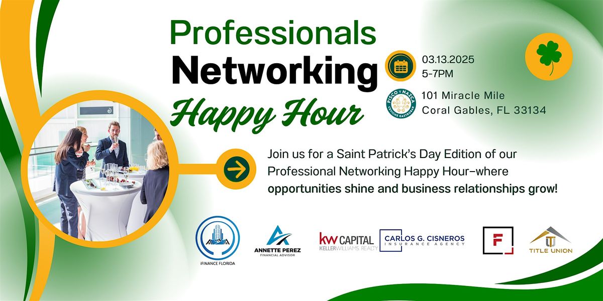 Professionals Networking Happy Hour