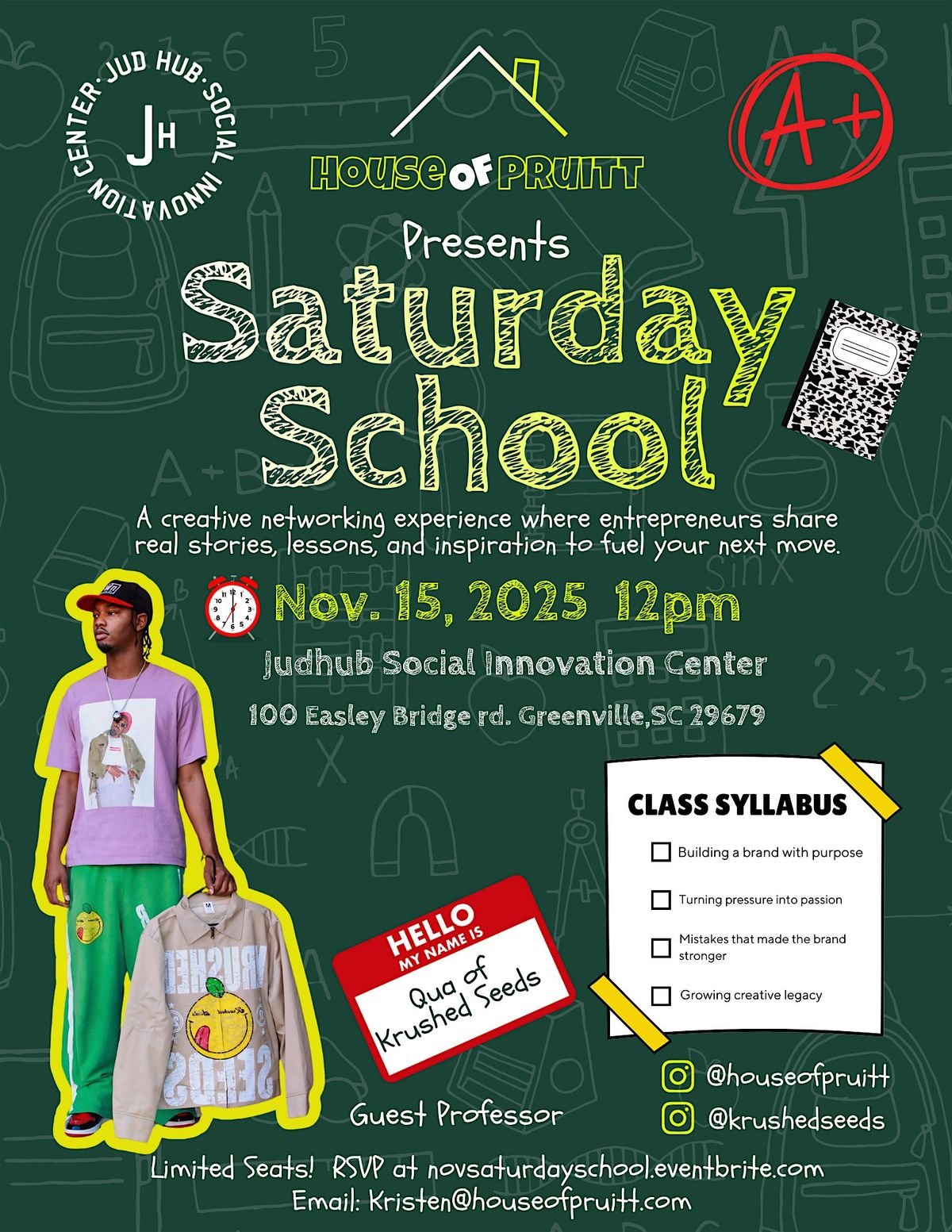 House of Pruitt Presents :Saturday School