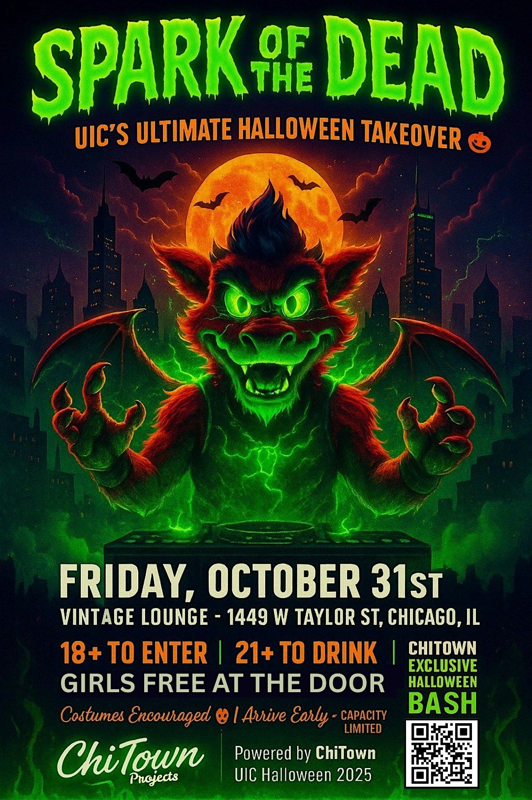 SPARK OF THE DEAD HALLOWEEN PARTY