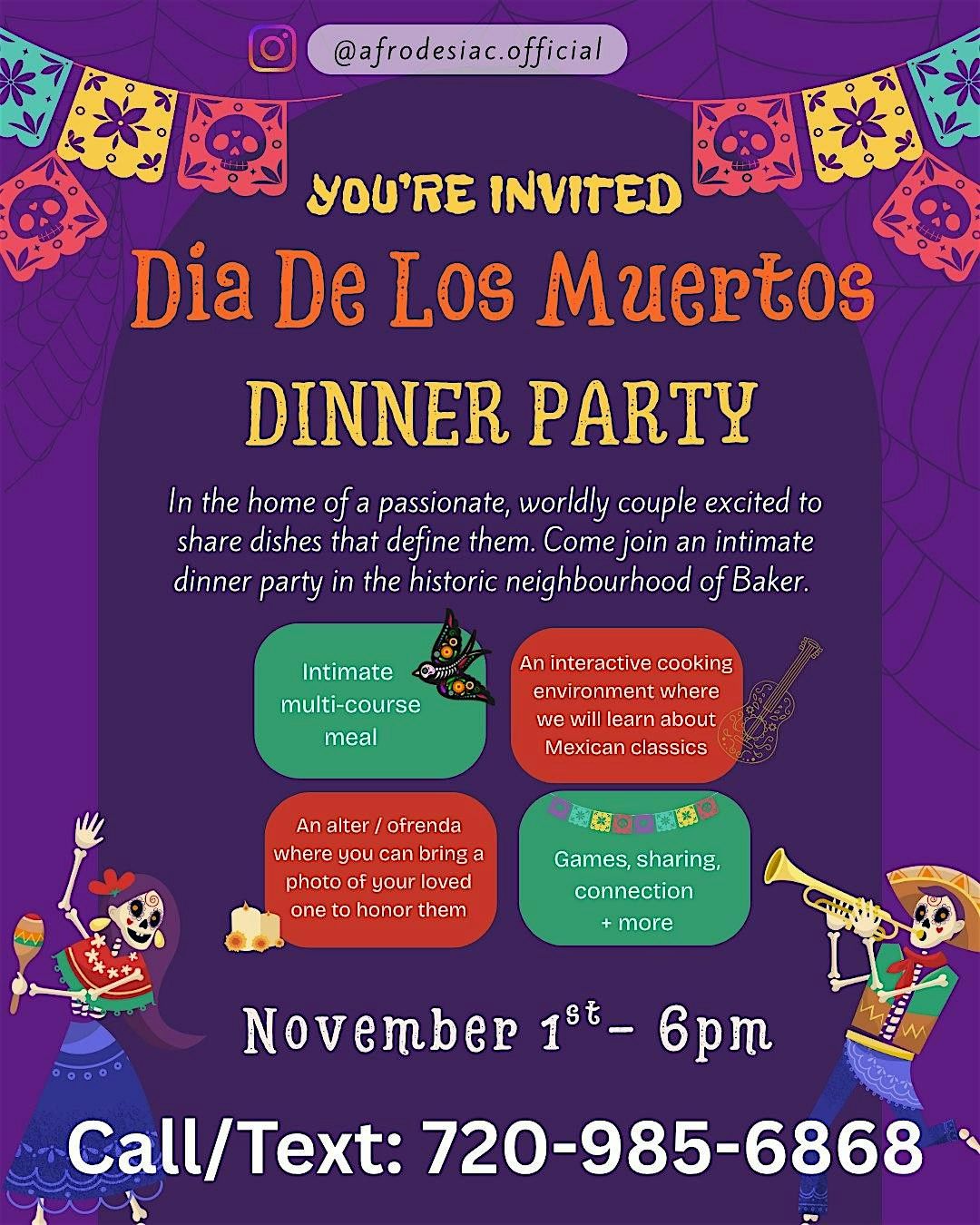 Dia De Los Muertos -  Dinner Party