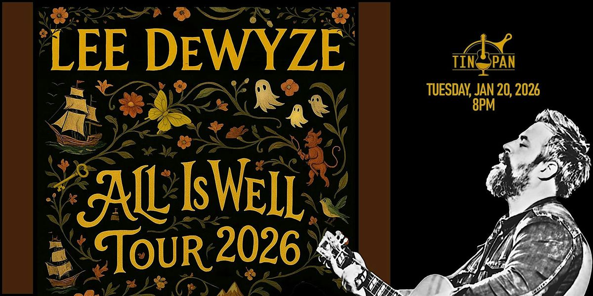Lee DeWyze \u201cAll is Well\u201d Tour