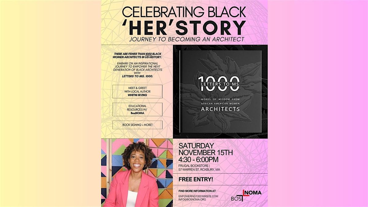 Author Event: Letters to Ms. 1000 by Whitni Irving