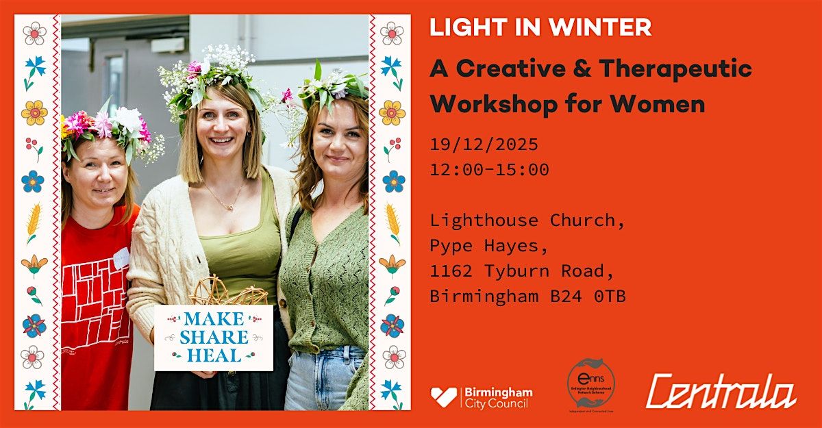 Light in Winter: A Creative & Therapeutic Workshop for Women