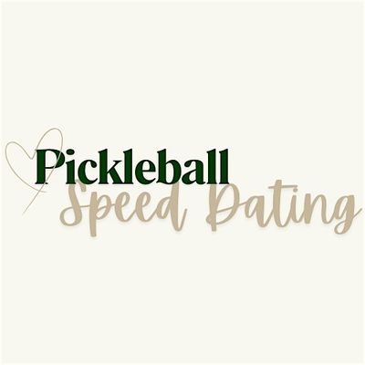 Pickleball Speed Dating