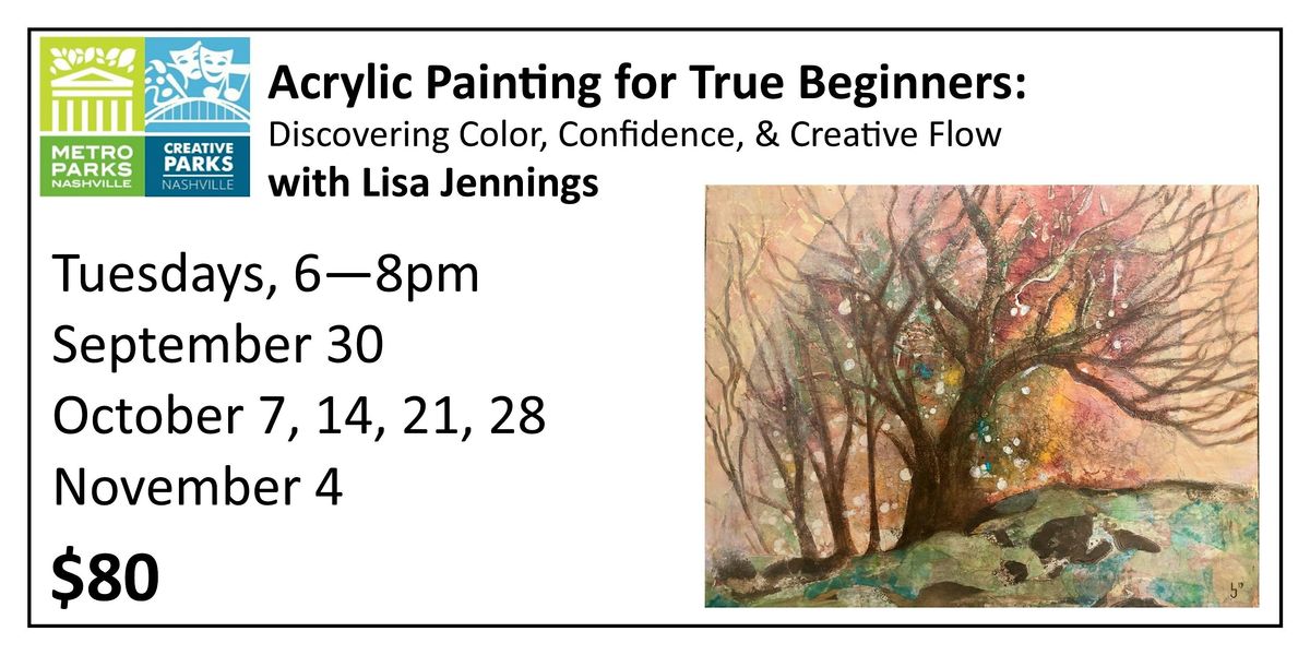 Acrylic Painting for True Beginners with Lisa Jennings