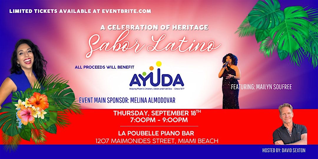 Sabor Latino: A Celebration of Heritage benefitting AYUDA, Inc.