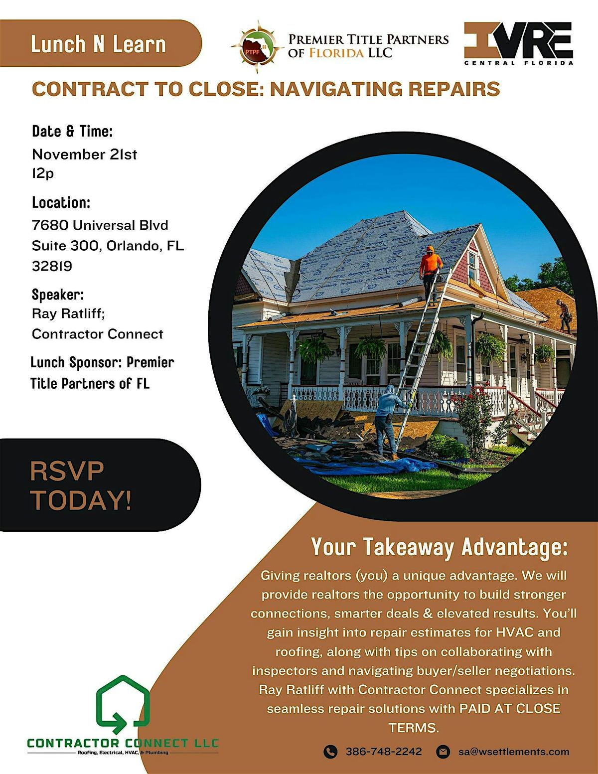 Iron Valley Lunch N Learn | Contract to Close: Navigating Repairs