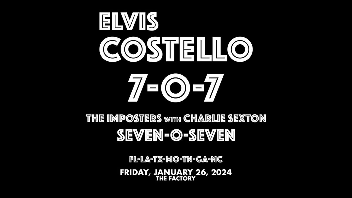 Elvis Costello at The Factory - Chesterfield