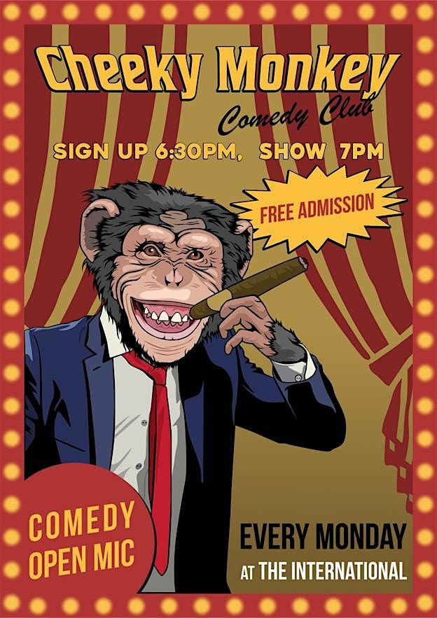 Cheeky Monkey Comedy Club @ The International Bar, Dublin - FREE SHOW!