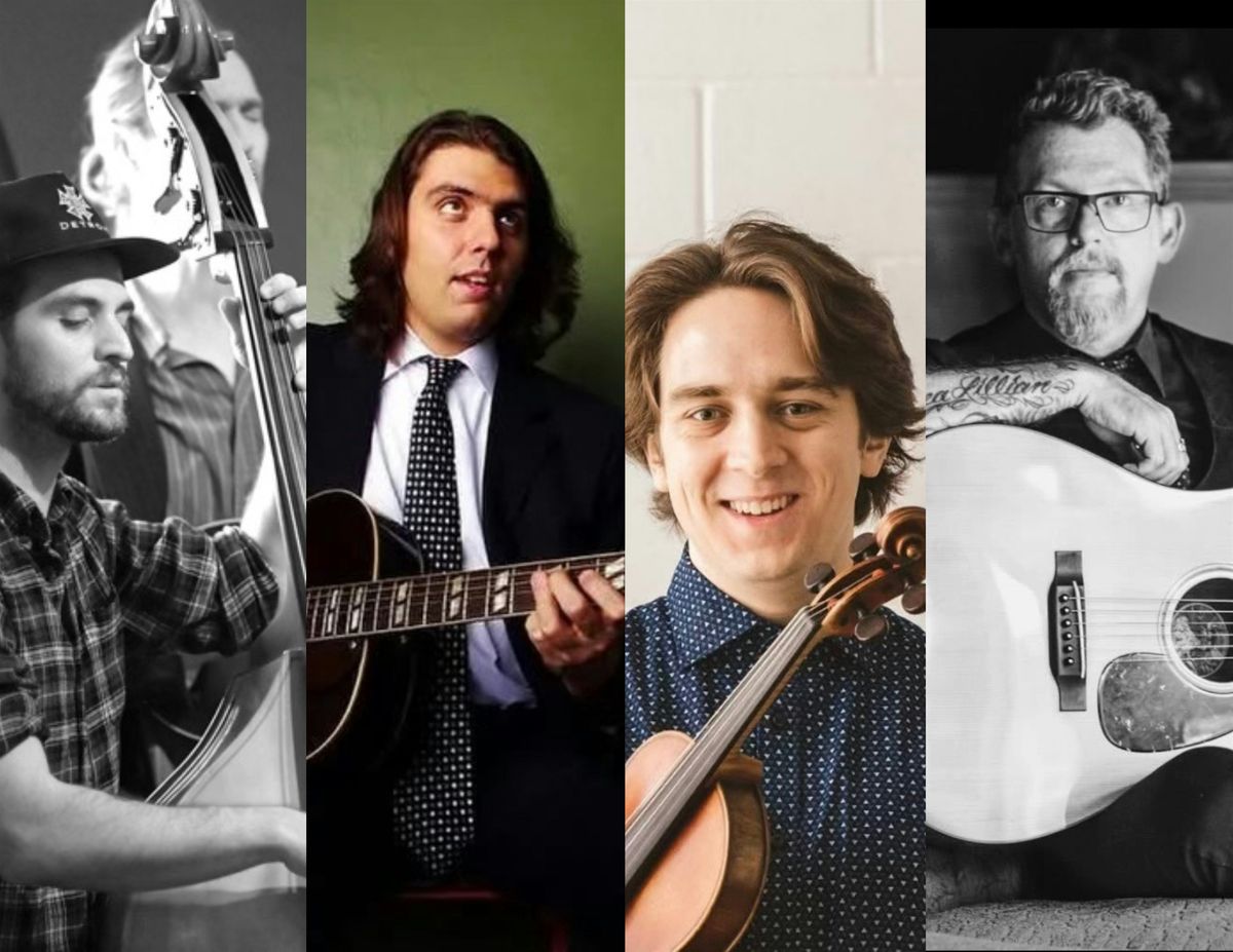 Blacksmith Shop Concert Series: Bluegrass with Belhaj, Dennie, Flick, Shea
