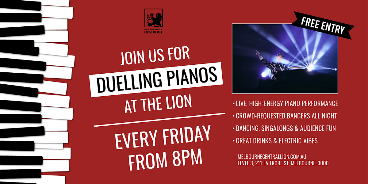 Duelling Pianos at The Lion!