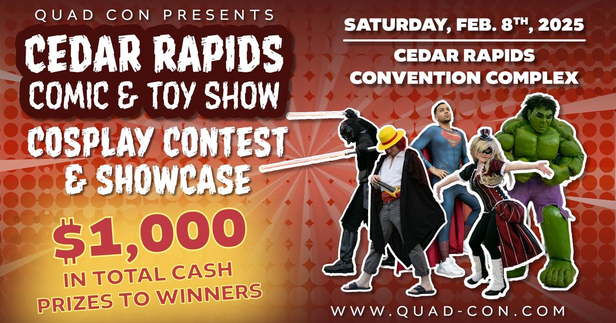 Cedar Rapids Cosplay Contest & Showcase - Feb 8