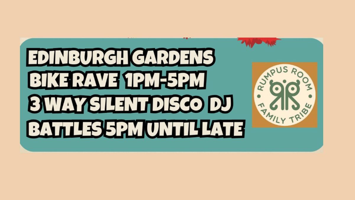 Rumpus Room Presents a Bike Rave Silent Disco Battle Christmas Picnic