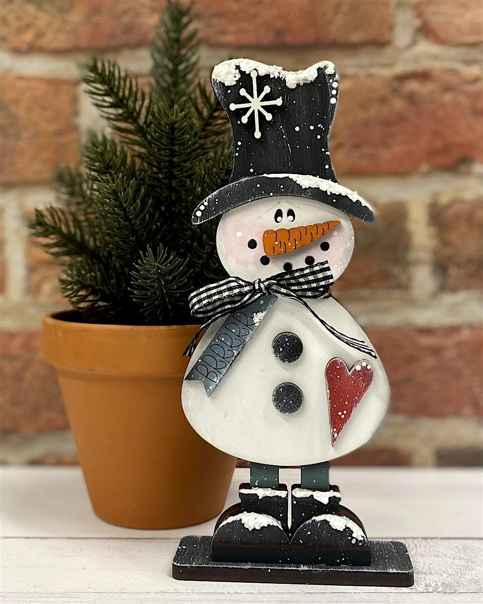 DIY Workshop: Make Your Own Standing Wood Snowman  at Callingwood