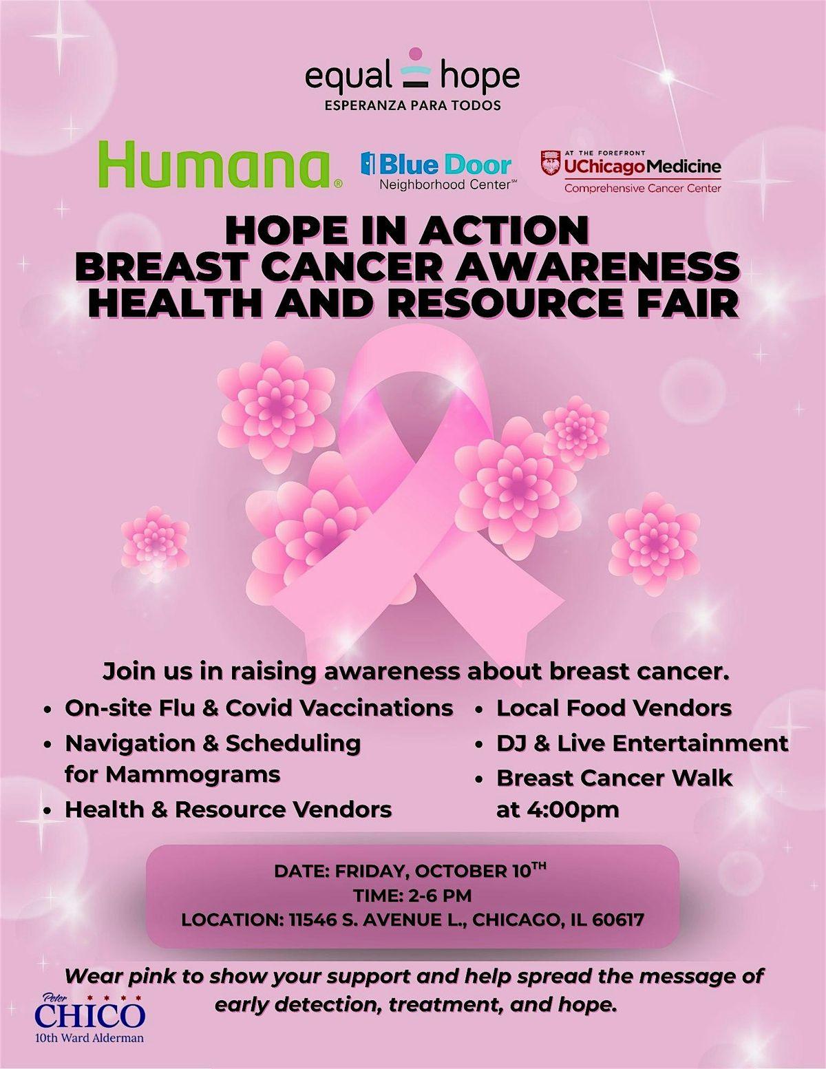 Hope in Action - Breast Cancer Awareness Health & Resource Fair