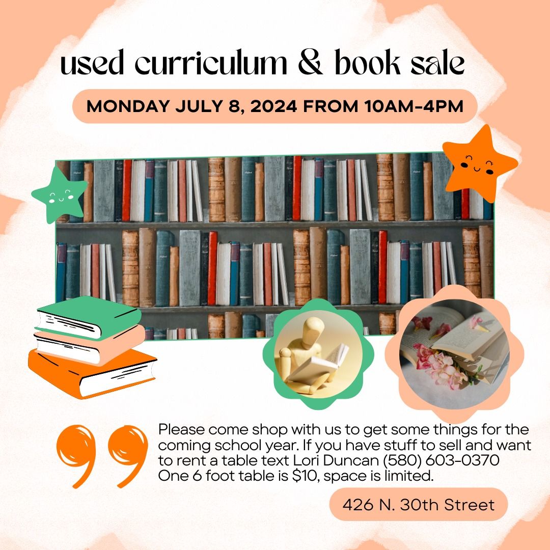 Used Curriculum & Book Sale