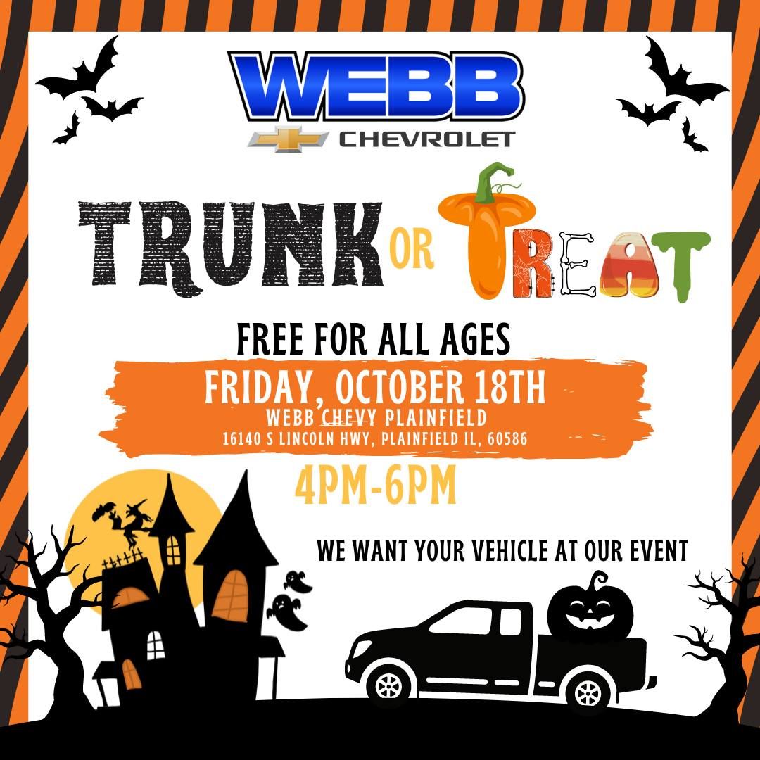 2nd Annual Trunk or Treat at Webb Chevy Plainfield