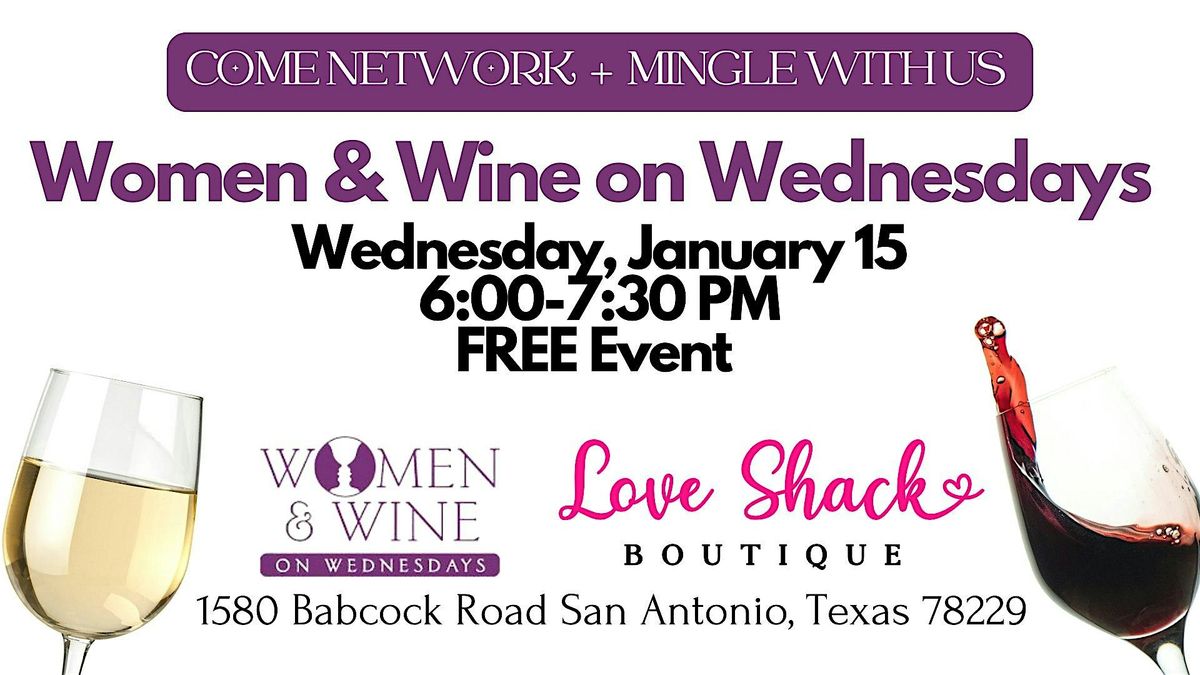 Women and Wine on Wednesdays - January Meetup