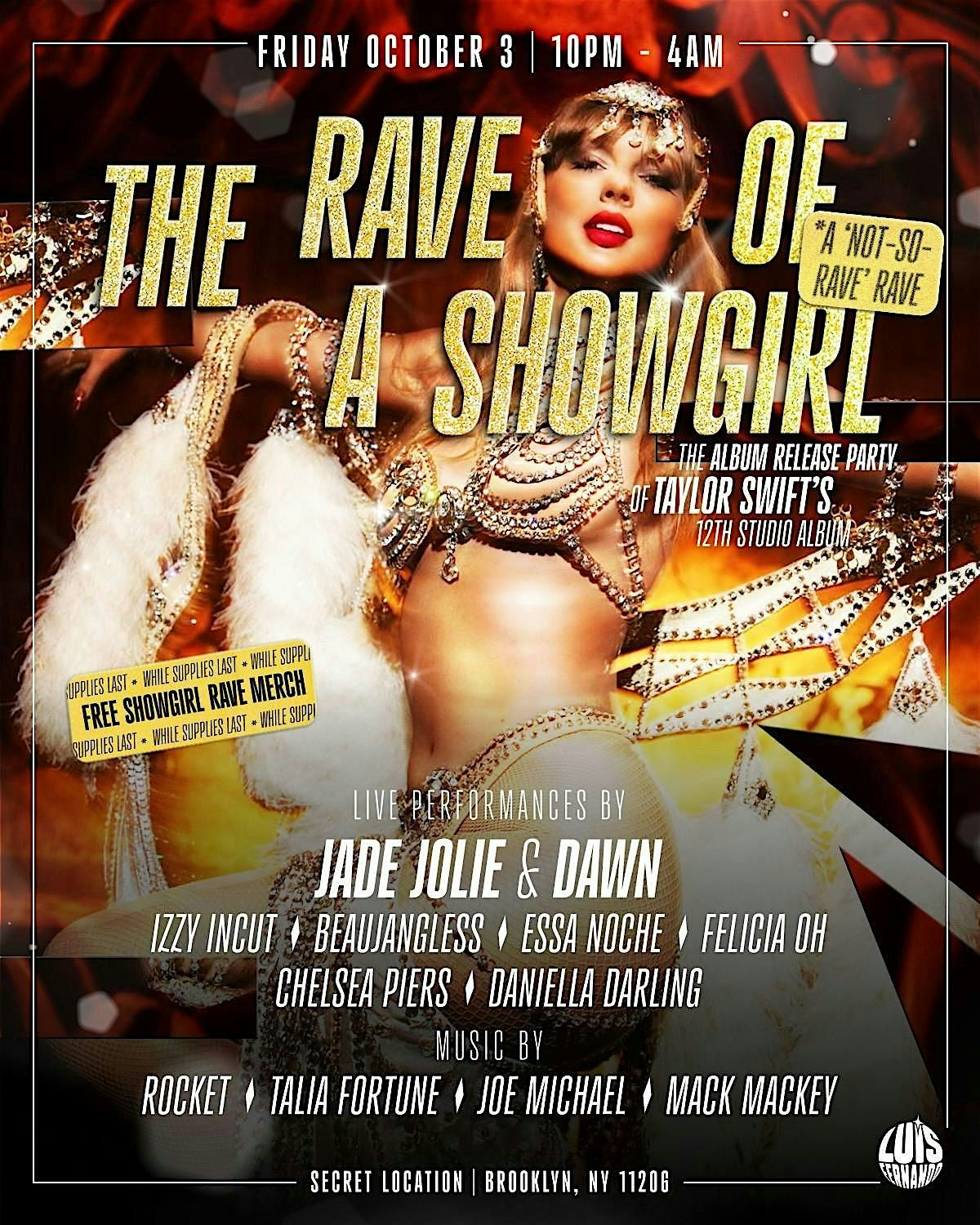 THE RAVE OF A SHOW GIRL - TAYLOR SWIFT'S ALBUM RELEASE PARTY