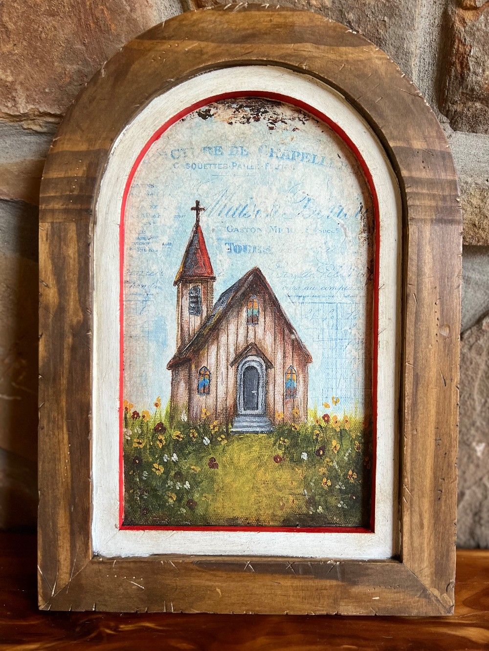 Nov 20 - Decoupage Christmas Arched Wood - $65 - ALL SUPPLIES INCLUDED