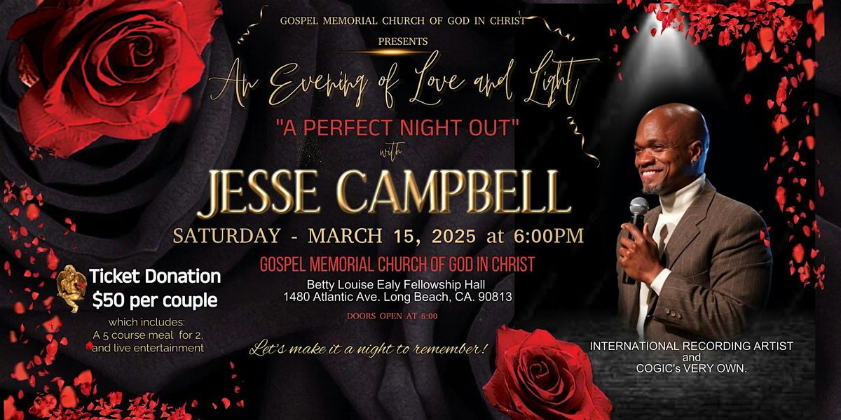 A Night of  Love and Light with Jesse Campbell