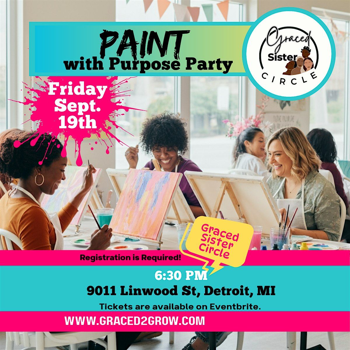 Graced Sister Circle Paint with Purpose Party
