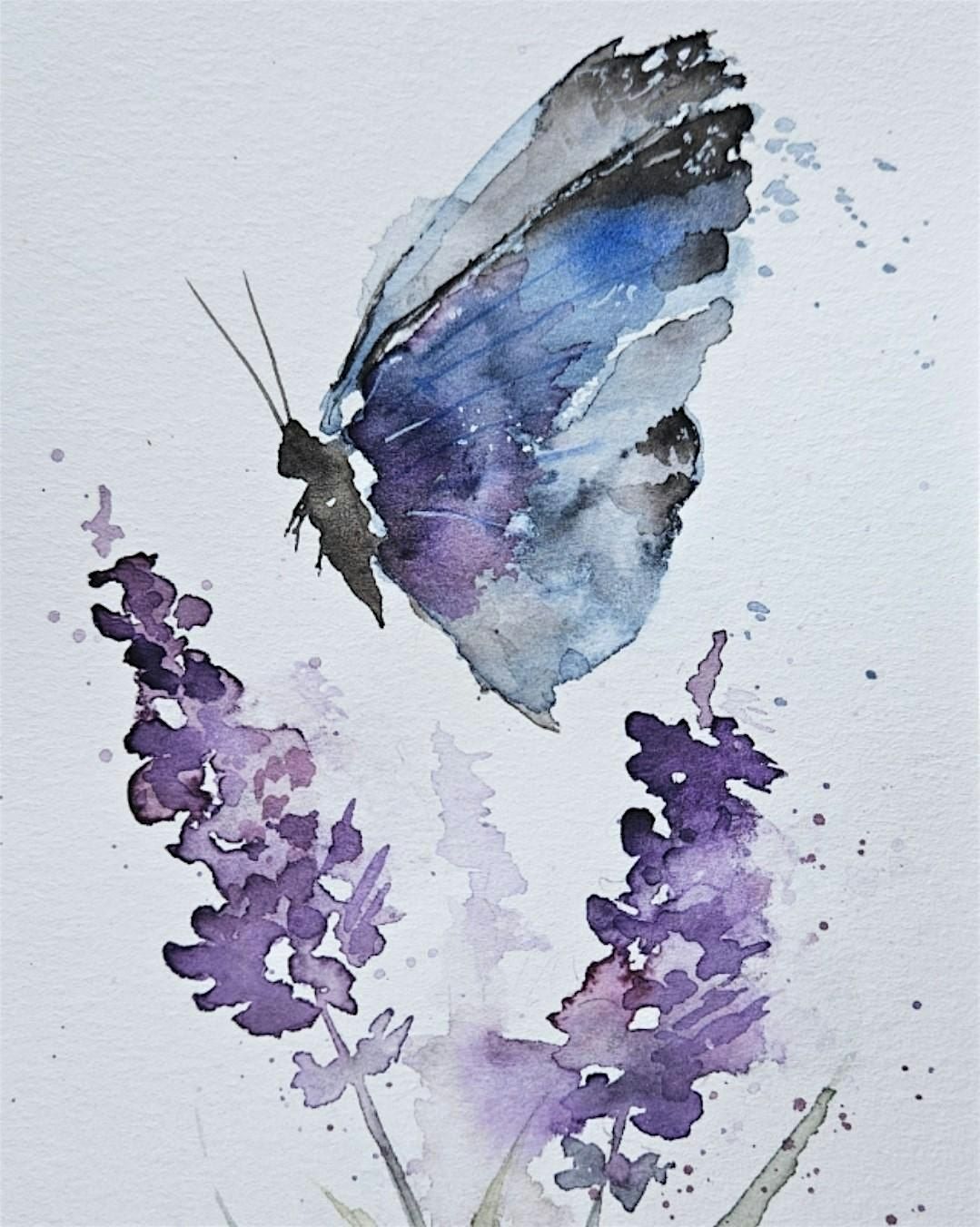 Lavender Butterfly PaintParty! August 17th