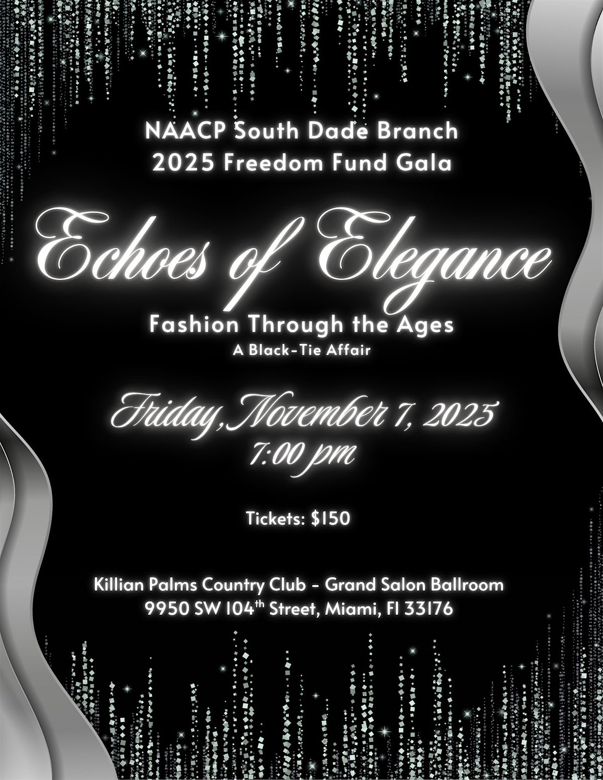 Echoes of Elegance: Fashion Through the Ages  - A Black Tie Affair