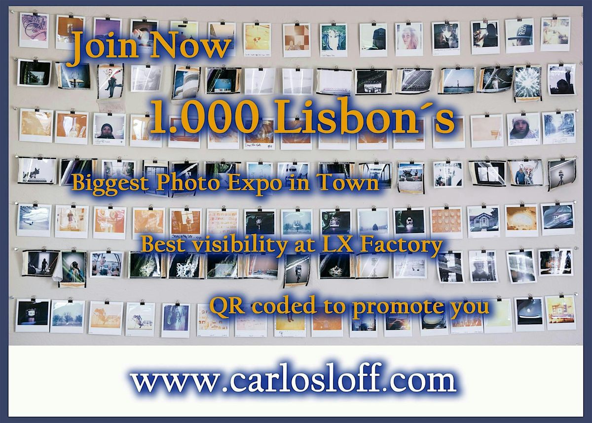 Expose Yourself at biggest photo expo in Lisbon - 1.000 Lisbon\u00b4s